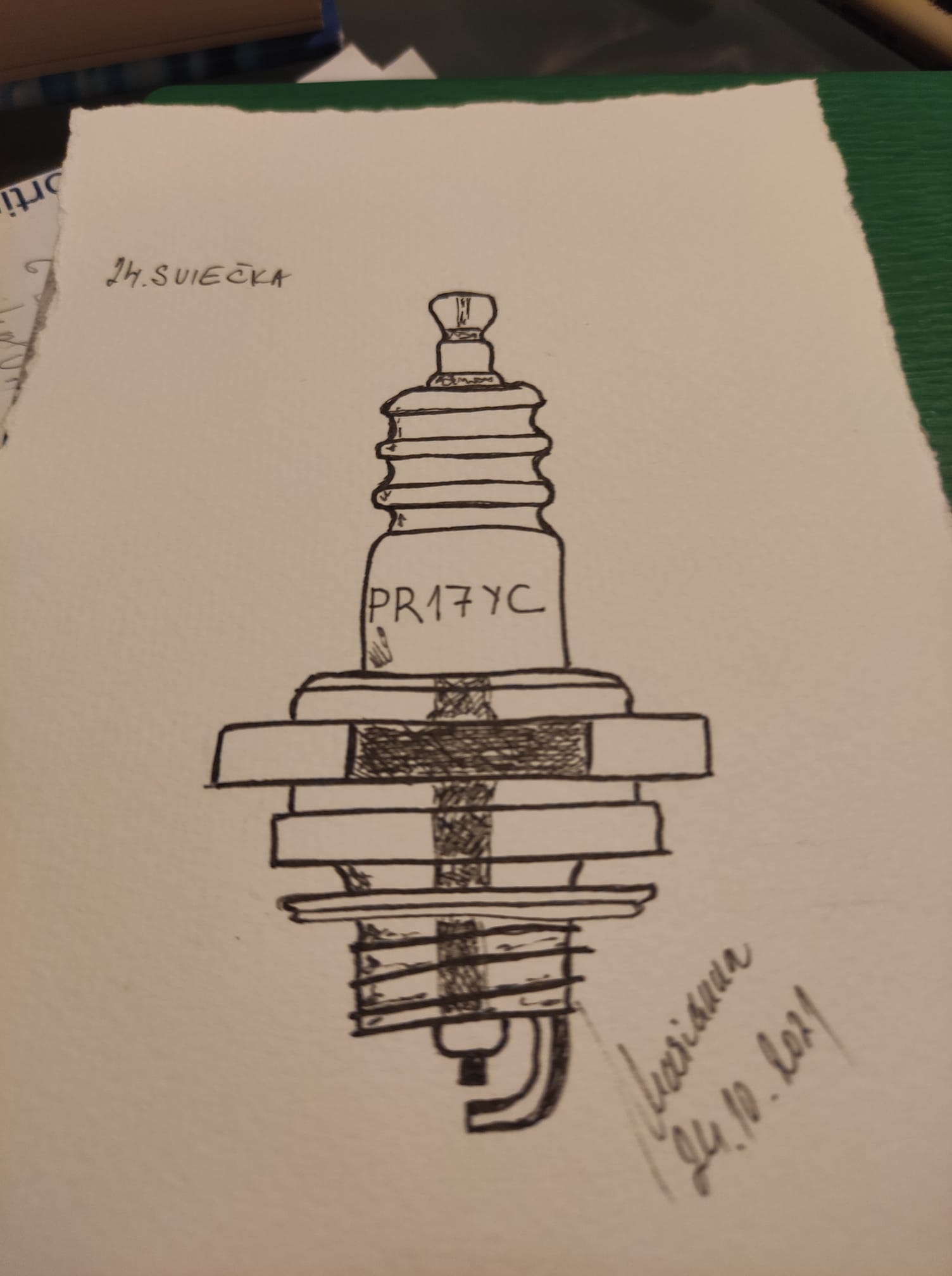 svíčka_inktober